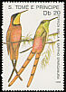 Crimson Topaz Topaza pella  1989 Hummingbirds 