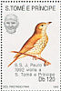 Song Thrush Turdus philomelos  1992 The Pope 24v set