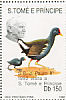 Common Moorhen Gallinula chloropus  1992 The Pope 24v set