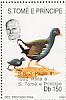 Common Moorhen Gallinula chloropus  1992 The Pope 24v set