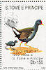 Common Moorhen Gallinula chloropus  1992 The Pope 24v set