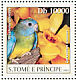 Scarlet-chested Parrot Neophema splendida  2003 Parrots Sheet
