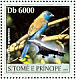 Blue Waxbill Uraeginthus angolensis  2003 Birds Sheet