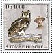 Verreaux's Eagle-Owl Bubo lacteus  2003 Owls Sheet