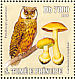 Jamaican Owl Asio grammicus  2006 Owls and mushrooms Sheet