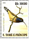 Principe Sunbird Anabathmis hartlaubii  2007 Birds Sheet