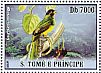 Black-throated Trogon Trogon rufus  2007 Scouts jubilee, birds Sheet