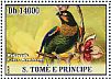 Orange-cheeked Parrot Pyrilia barrabandi  2007 Scouts jubilee, birds Sheet