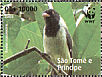 Sao Tome Oriole Oriolus crassirostris  2008 WWF Sheet