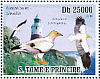 Egyptian Vulture Neophron percnopterus  2009 Lighthouses and birds Sheet