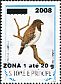 Bronze Mannikin Spermestes cucullata  2009 Overprint ZONA 1 