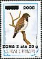 Bronze Mannikin Spermestes cucullata  2009 Overprint ZONA 2 