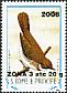 Dohrn's Warbler Sylvia dohrni  2009 Overprint ZONA 3 