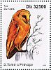 Red Owl Tyto soumagnei  2011 Owls Sheet