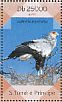 Secretarybird Sagittarius serpentarius  2014 Secretarybird Sheet