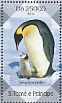 Emperor Penguin Aptenodytes forsteri  2014 Global warming 4v sheet