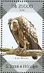 White-backed Vulture Gyps africanus  2014 Predators 4v sheet