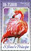 American Flamingo Phoenicopterus ruber  2014 Flamingos Sheet