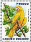Golden Parakeet Guaruba guarouba  2015 Rainforest parrots Sheet