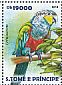 Crimson-bellied Parakeet Pyrrhura perlata  2015 Rainforest parrots Sheet