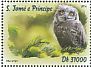 Eurasian Scops Owl Otus scops  2016 European birds, owls Sheet