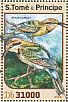 European Bee-eater Merops apiaster  2016 Bee-eaters Sheet