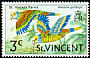 St. Vincent Amazon Amazona guildingii  1973 Birds Glazed paper