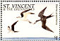 Bridled Tern Onychoprion anaethetus  1996 Birds of St Vincent Sheet