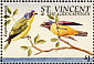 Antillean Euphonia Chlorophonia musica  1996 Birds of St Vincent Sheet