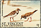 Ruddy Turnstone Arenaria interpres  1996 Birds of St Vincent Sheet