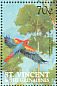 Scarlet Macaw Ara macao  1999 Fauna and flora 12v sheet