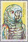 Turquoise-fronted Amazon Amazona aestiva  2000 The wonderful world of birds Sheet