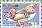 Mandarin Duck Aix galericulata  2000 The wonderful world of birds Sheet