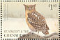 Brown Fish Owl Ketupa zeylonensis  2001 Owls of the world Sheet