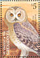 Desert Owl Strix hadorami  2001 Owls of the world  MS MS