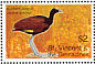 Northern Jacana Jacana spinosa  2007 Birds of the Caribbean Sheet