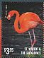 American Flamingo Phoenicopterus ruber  2015 Flamingos I Sheet