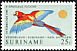 Scarlet Macaw Ara macao  1971 Air service anniversary 