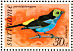 Paradise Tanager Tangara chilensis  1977 Amphilex 77 Sheet with 2 of each