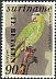 Orange-winged Amazon Amazona amazonica  1987 Overprint TE BETALEN 