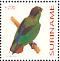 Sapphire-rumped Parrotlet Touit purpuratus  2003 Birds Sheet