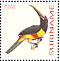 Black-necked Aracari Pteroglossus aracari  2003 Birds Sheet