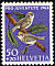 Common Firecrest Regulus ignicapilla  1968 Pro Juventute 