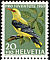 Eurasian Golden Oriole Oriolus oriolus  1969 Pro Juventute 