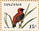 Southern Red Bishop Euplectes orix  1990 Birds Booklet