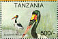 Saddle-billed Stork Ephippiorhynchus senegalensis  1994 Birds Sheet