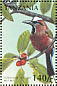 Turquoise-browed Motmot Eumomota superciliosa  1997 Birds of the world Sheet