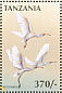 African Spoonbill Platalea alba  1997 Birds of the world Sheet