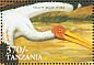 Yellow-billed Stork Mycteria ibis  1999 Birds of the world Sheet