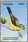 Golden-crowned Warbler Basileuterus culicivorus  1999 Flora and fauna 6v sheet